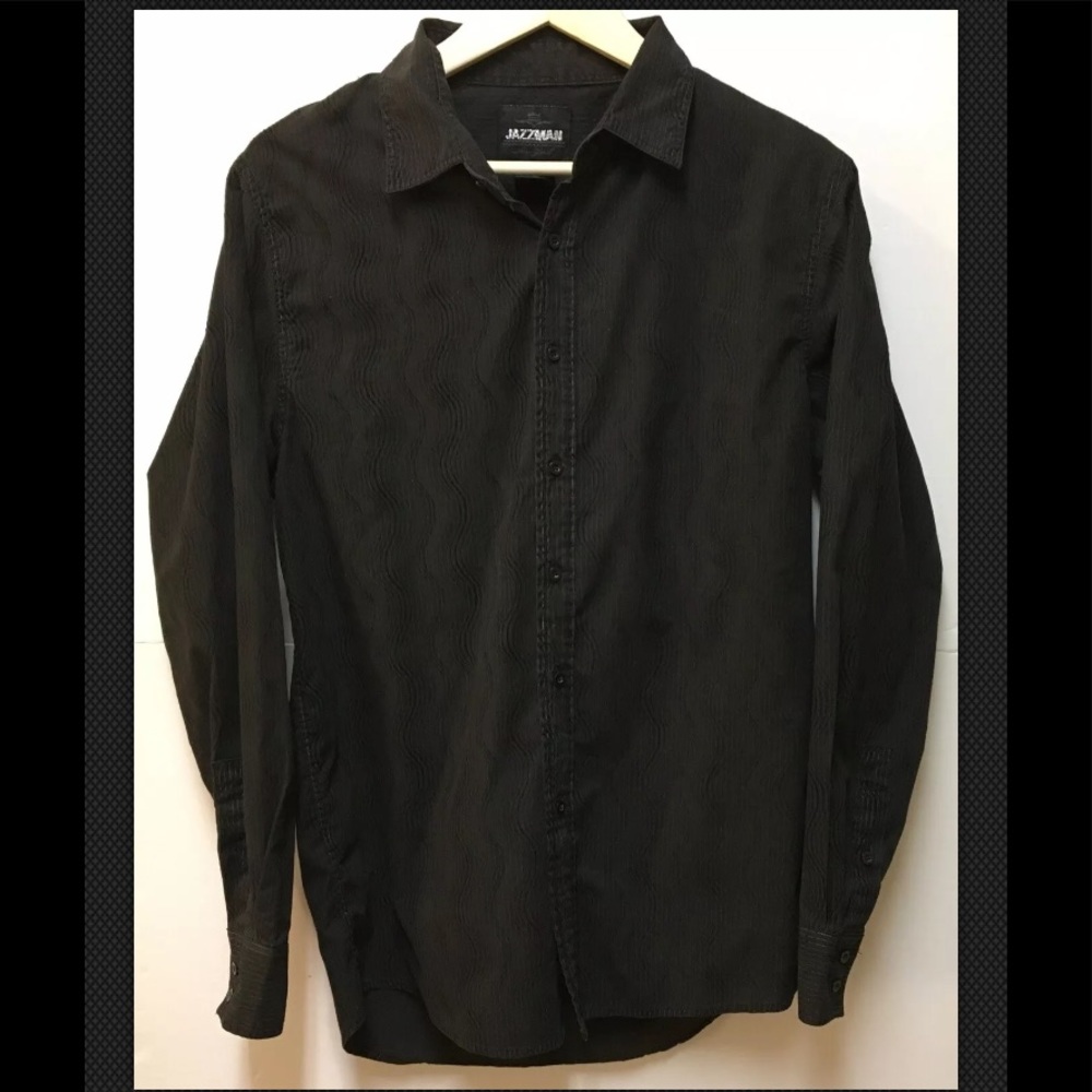 Jazzman Textured Vintage Button Down Size Medium